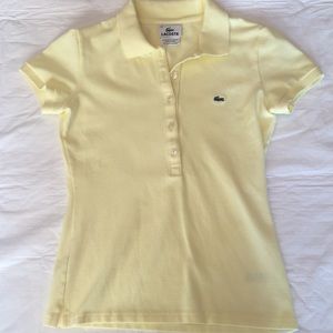 Lacoste yellow polo